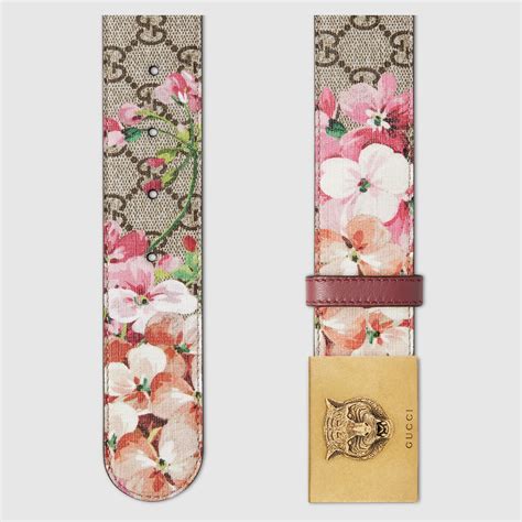 gucci gg blooms belt black pink|brown Gucci belt women.